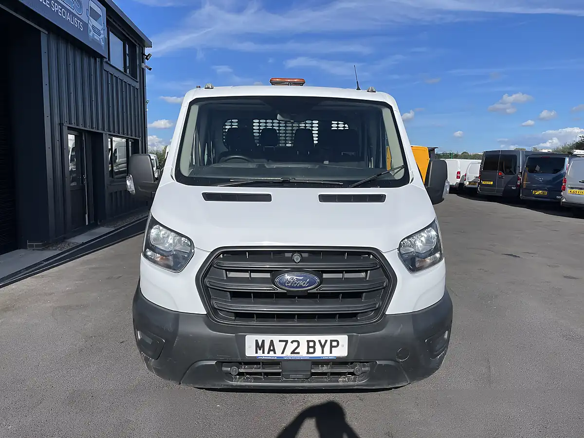 Used 2022 Ford Transit T350 Leader Double Cab Tipper White - Interior and Exterior details 6