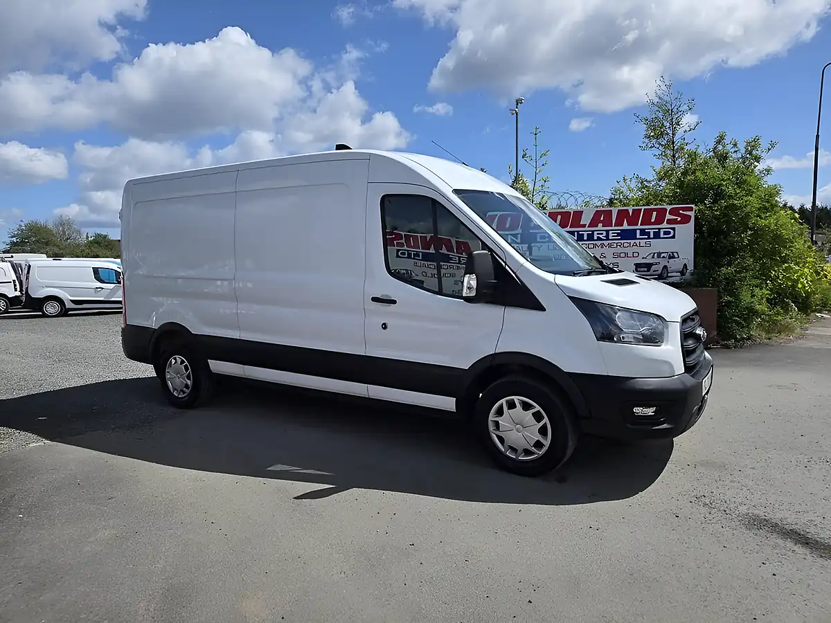 Used 2022 Ford Transit Trend White - Front View