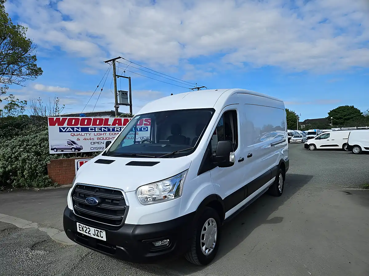 Used 2022 Ford Transit Trend White - Interior and Exterior details 4