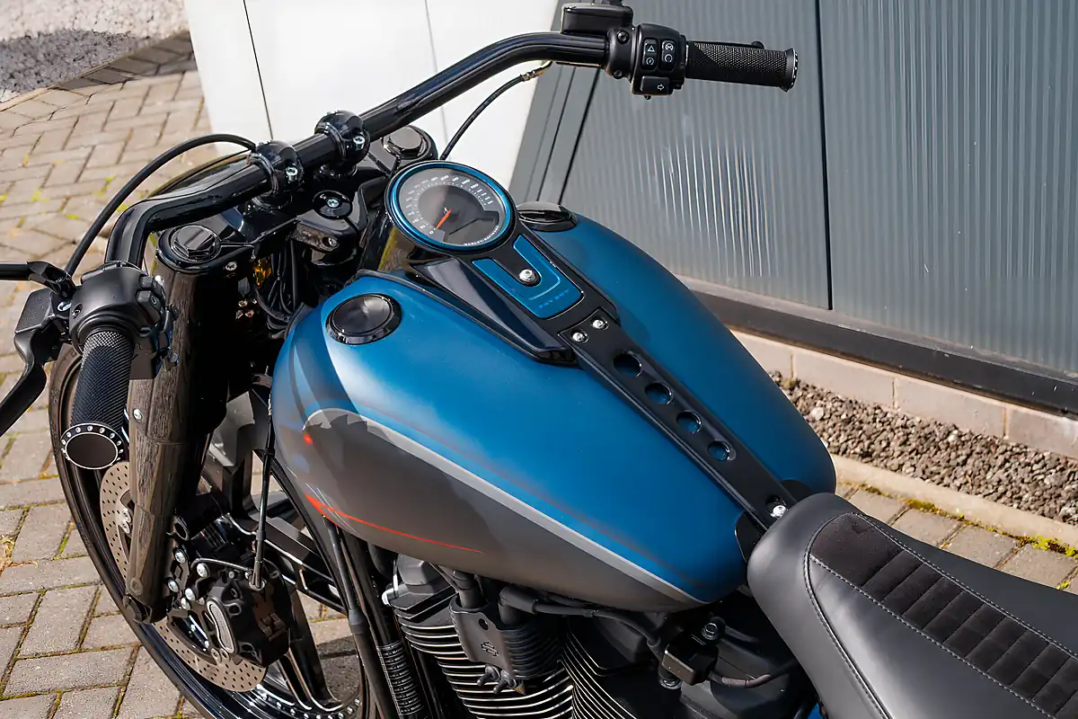 Used 2022 Harley-Davidson Fat Boy Thunderbike Custom Black Dog Matte - Interior and Exterior details 19
