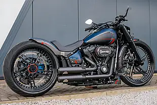 Used 2022 Harley-Davidson Fat Boy Thunderbike Custom Black Dog Matte - Interior and Exterior details 6