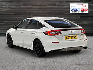 Used 2022 Honda Civic Sport White - Interior and Exterior details 3