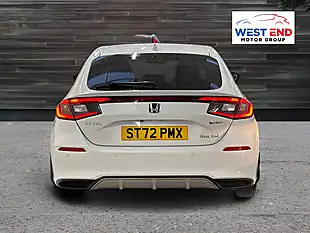 Used 2022 Honda Civic Sport White - Interior and Exterior details 4