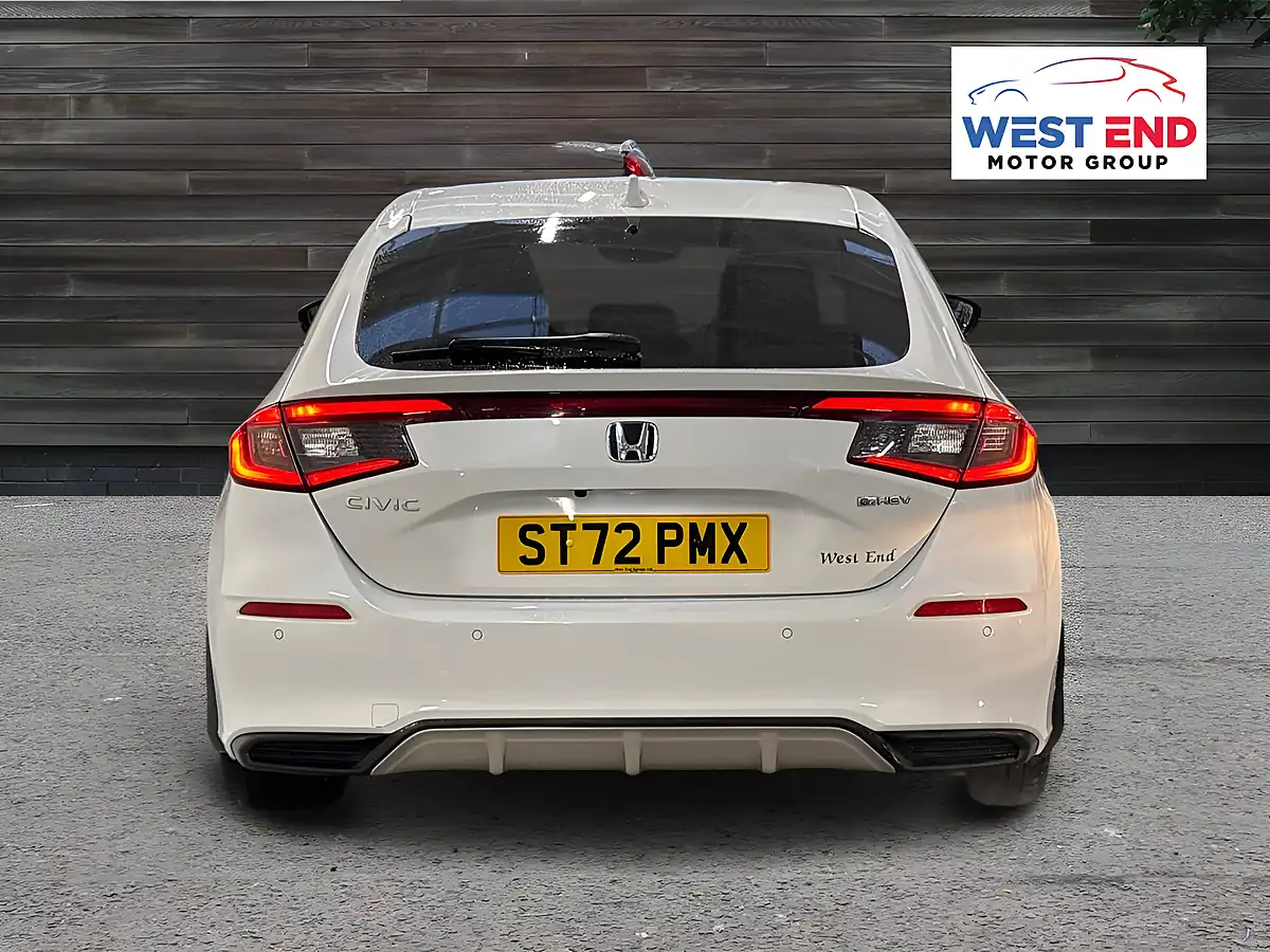 Used 2022 Honda Civic Sport White - Interior and Exterior details 4