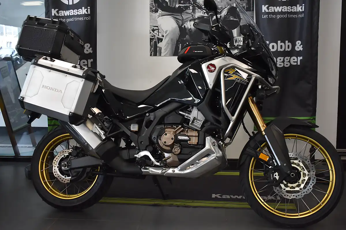 Used 2022 Honda CRF1100L Africa Twin Adventure Sports Es Black - Front View