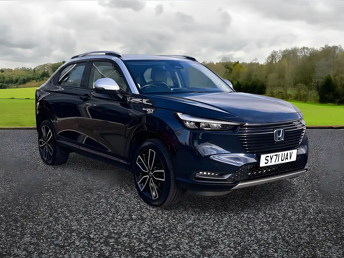 Used 2022 Honda Hr-V Advance Style Blue - Front View