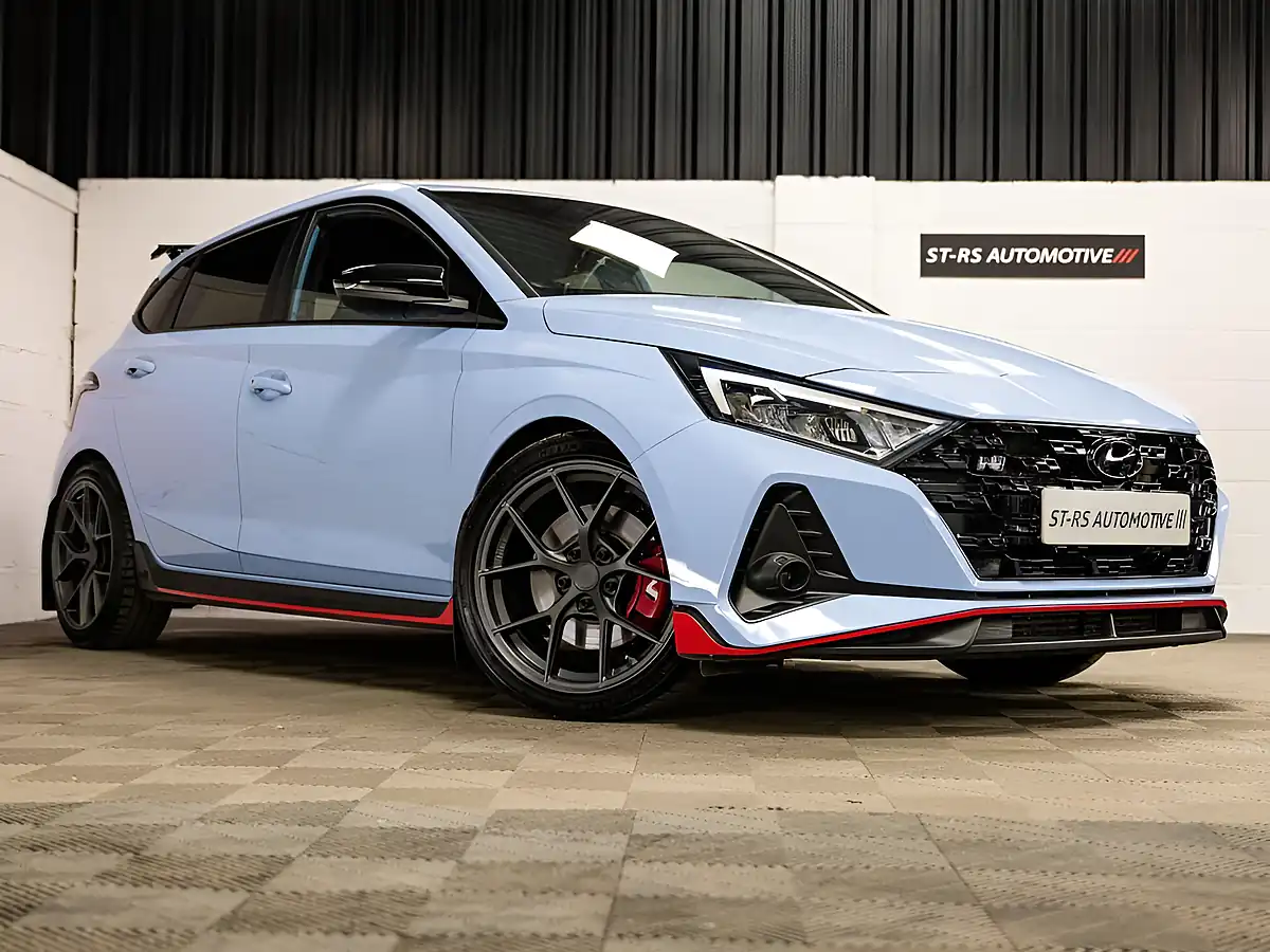 Used 2022 Hyundai I20 N Blue - Front View