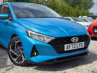 Used 2022 Hyundai I20 Premium Blue - Interior and Exterior details 2