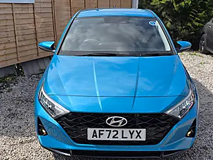 Used 2022 Hyundai I20 Premium Blue - Interior and Exterior details 3