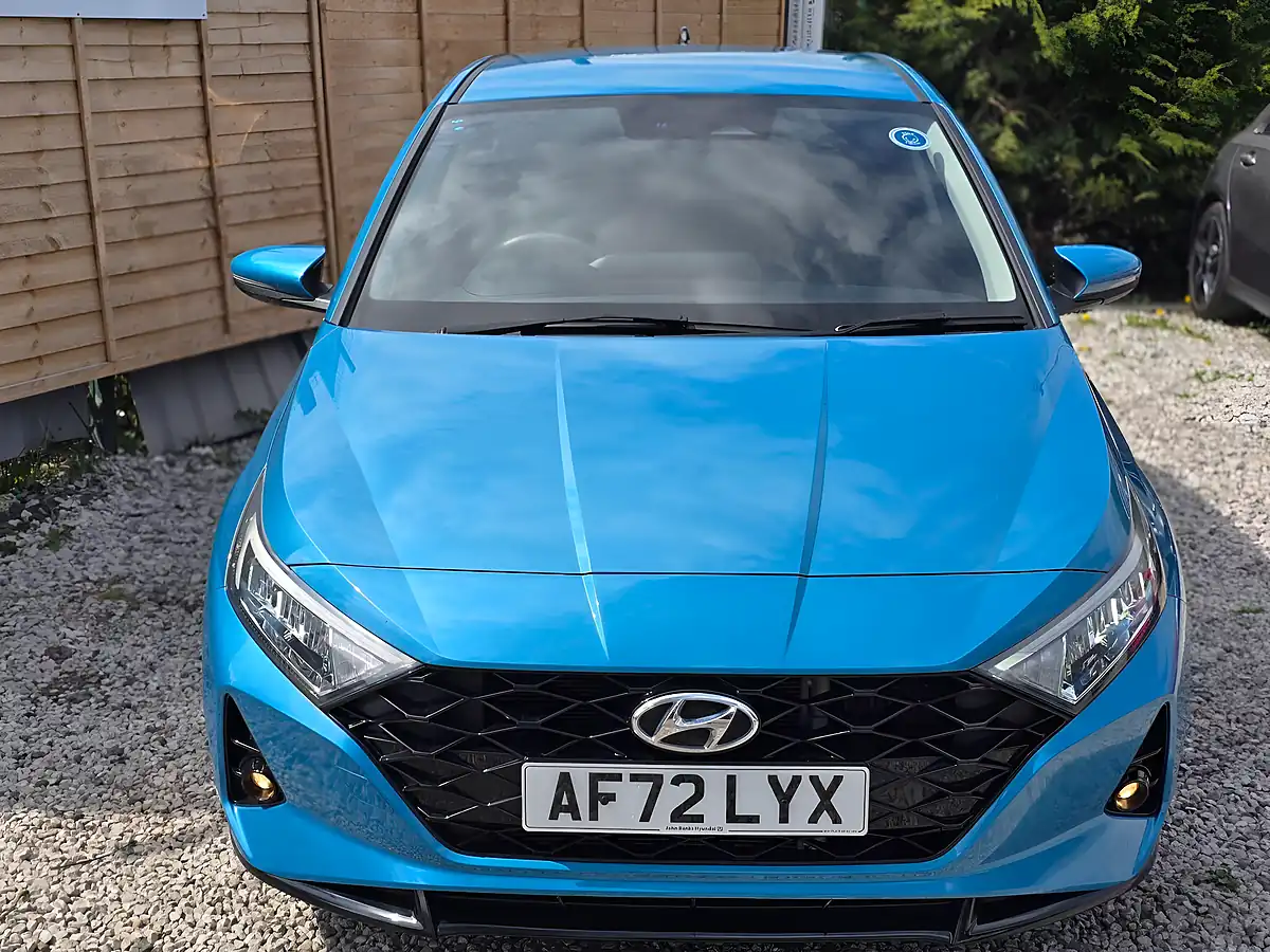 Used 2022 Hyundai I20 Premium Blue - Interior and Exterior details 3