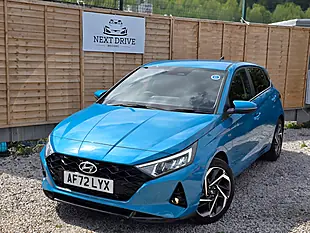 Used 2022 Hyundai I20 Premium Blue - Interior and Exterior details 6