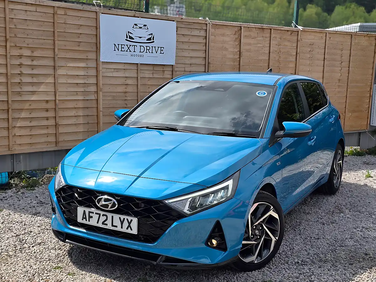 Used 2022 Hyundai I20 Premium Blue - Interior and Exterior details 6