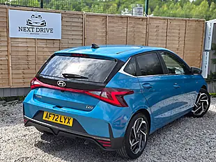 Used 2022 Hyundai I20 Premium Blue - Interior and Exterior details 9