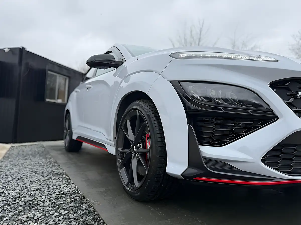 Used 2022 Hyundai Kona N Blue - Interior and Exterior details 11
