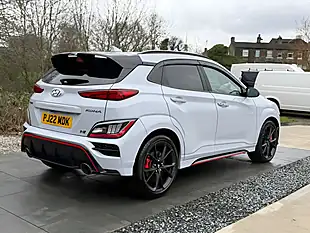 Used 2022 Hyundai Kona N Blue - Interior and Exterior details 4