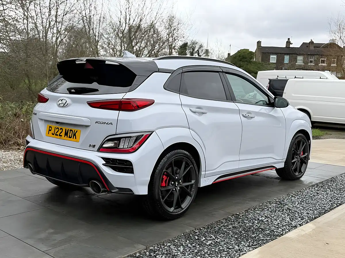 Used 2022 Hyundai Kona N Blue - Interior and Exterior details 4