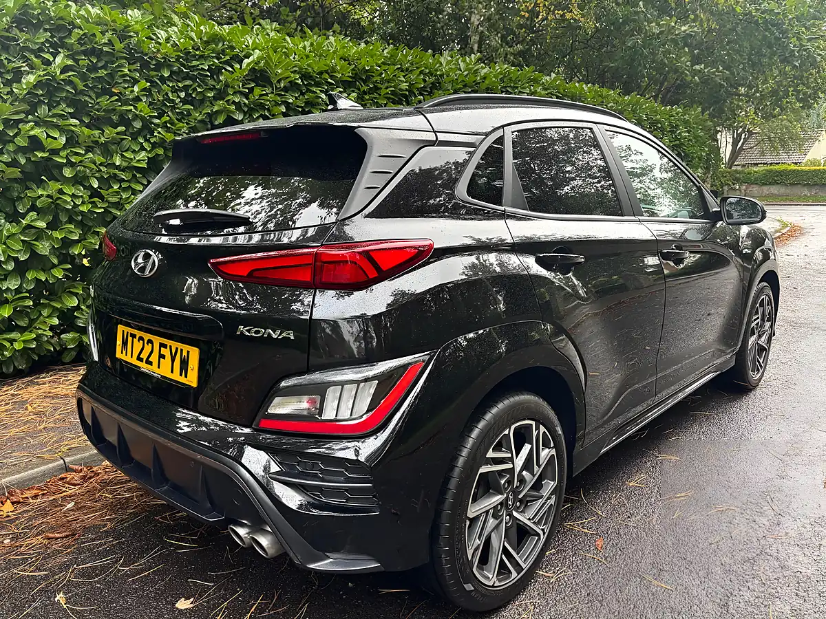 Used 2022 Hyundai Kona N Line Black - Interior and Exterior details 11