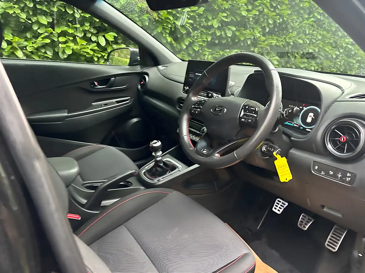 Used 2022 Hyundai Kona N Line Black - Interior and Exterior details 15