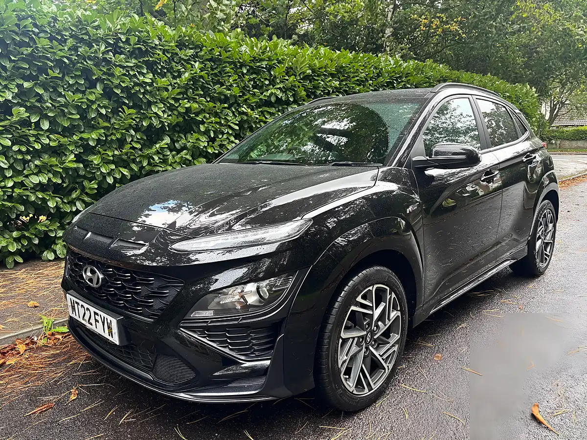 Used 2022 Hyundai Kona N Line Black - Interior and Exterior details 2