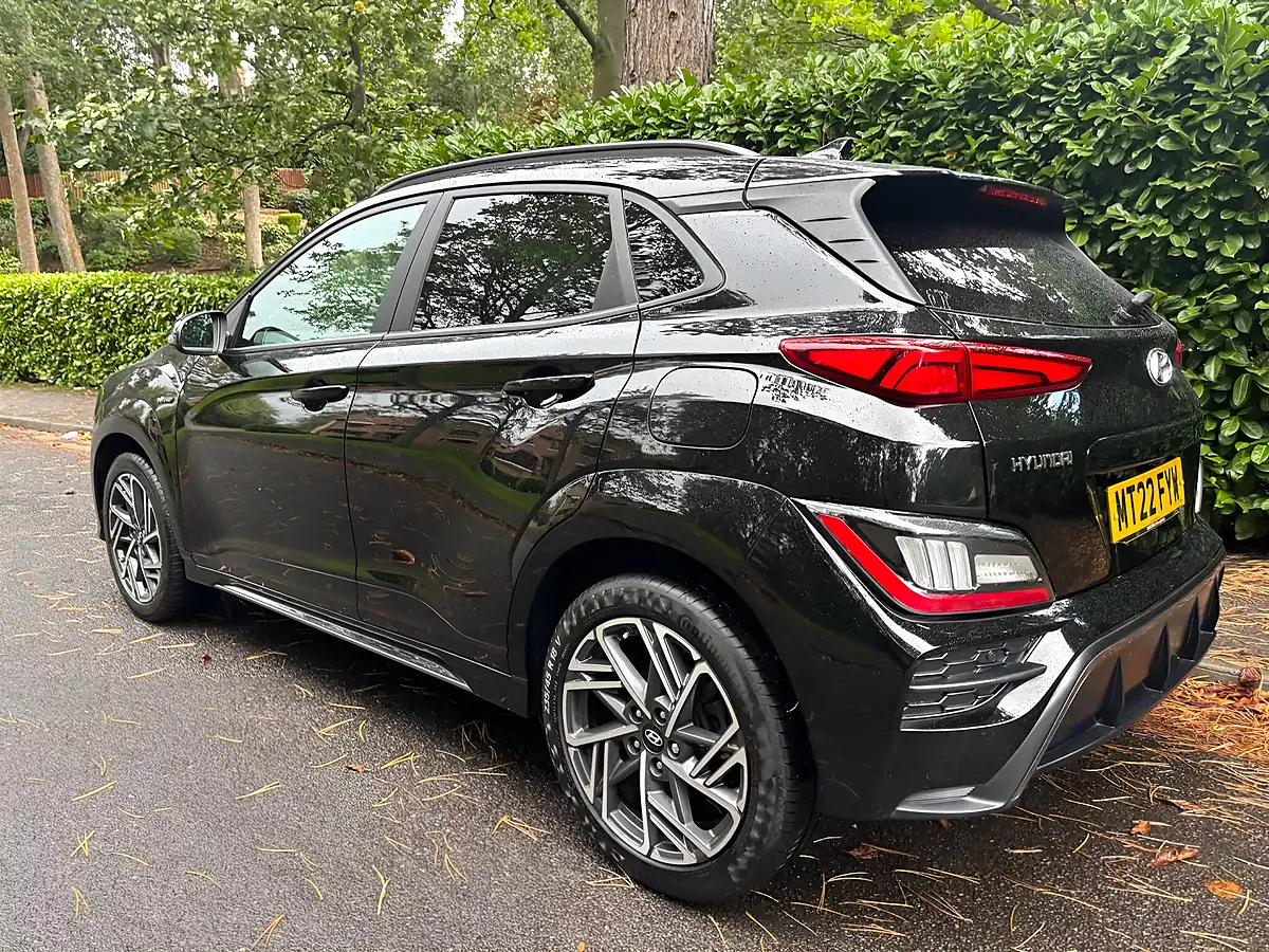 Used 2022 Hyundai Kona N Line Black - Interior and Exterior details 5