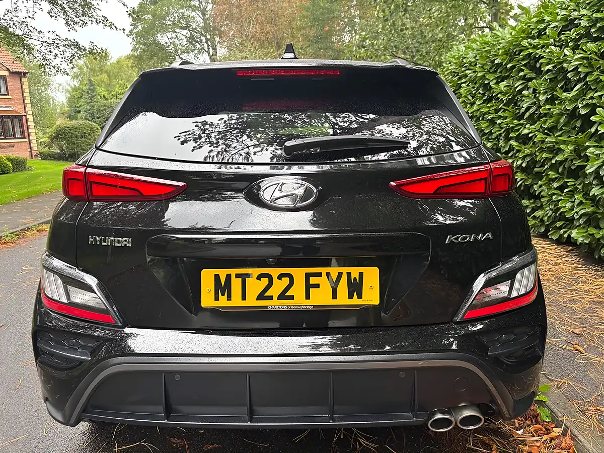 Used 2022 Hyundai Kona N Line Black - Interior and Exterior details 8