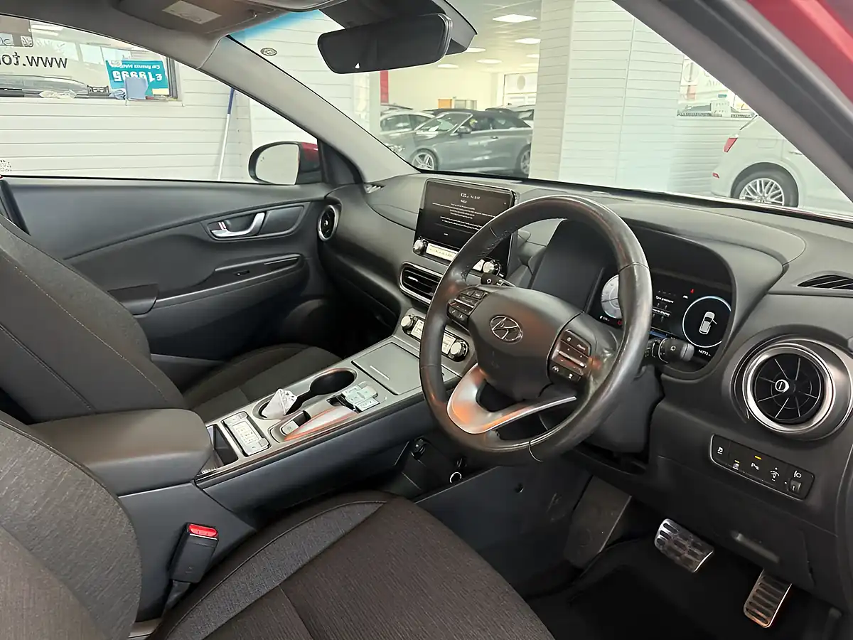 Used 2022 Hyundai Kona Premium Red - Interior and Exterior details 14