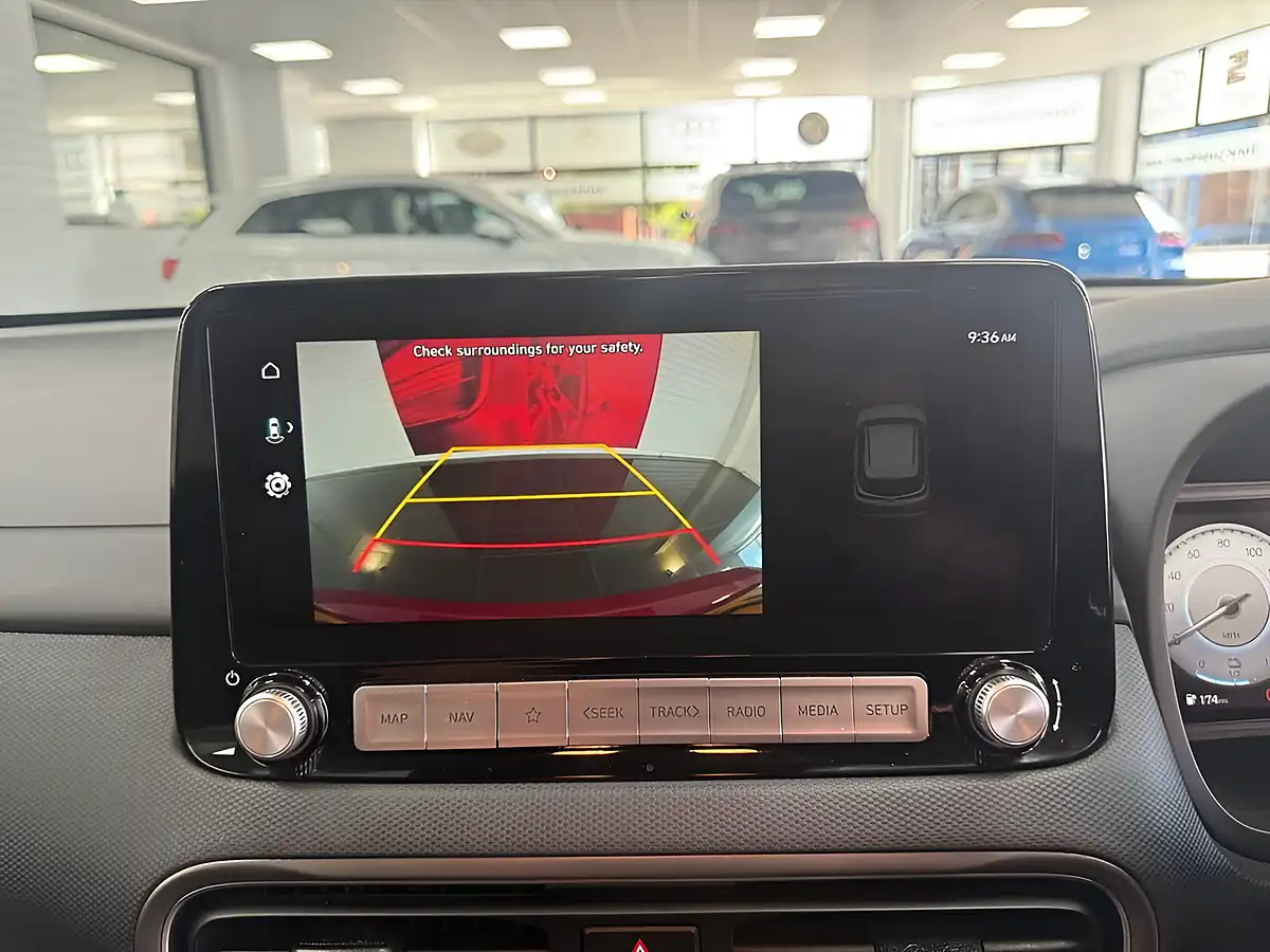 Used 2022 Hyundai Kona Premium Red - Interior and Exterior details 20