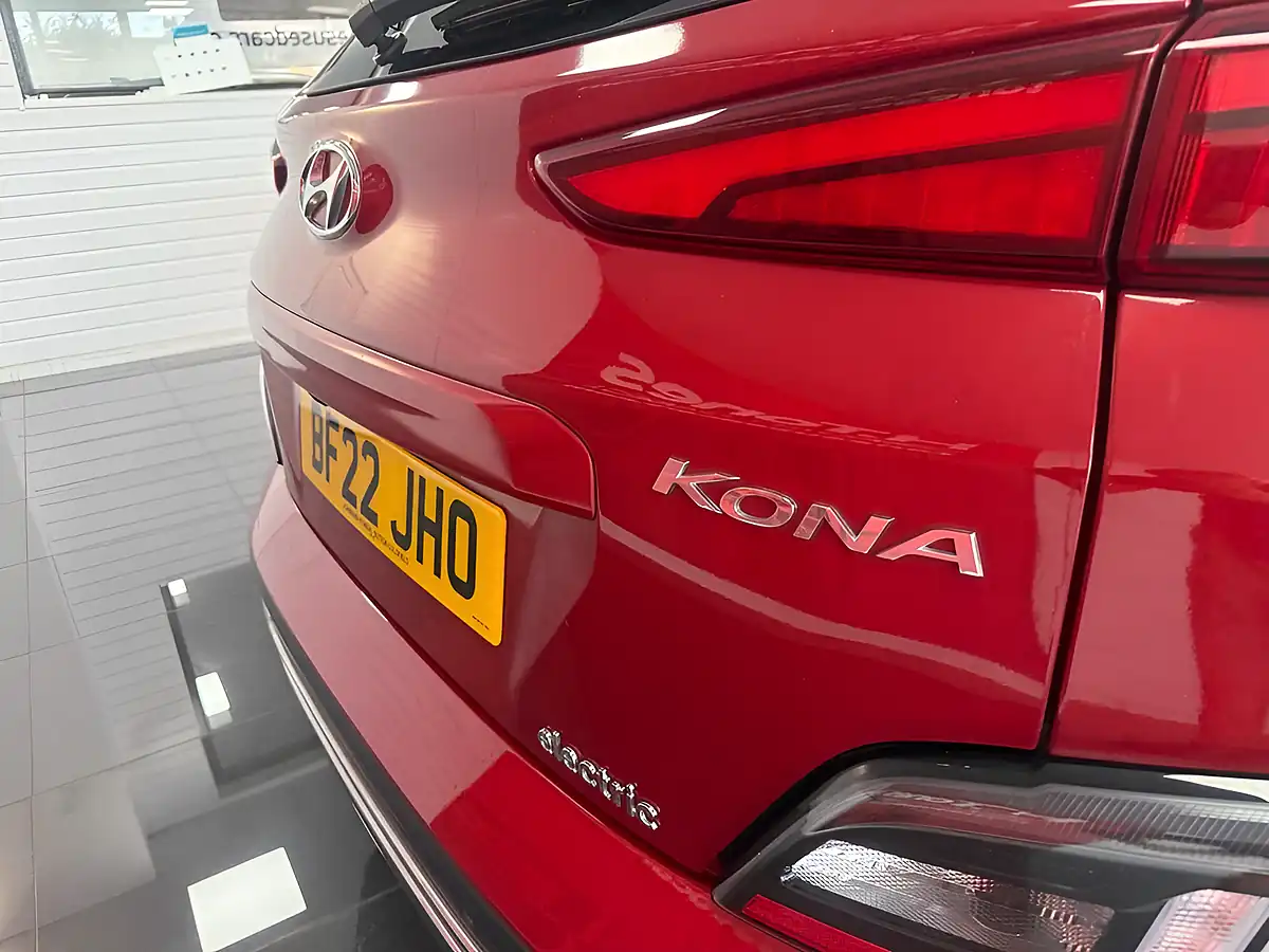 Used 2022 Hyundai Kona Premium Red - Interior and Exterior details 7