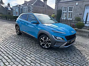 Used 2022 Hyundai Kona Premium Surfy Blue - Interior and Exterior details 10