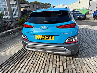 Used 2022 Hyundai Kona Premium Surfy Blue - Interior and Exterior details 11