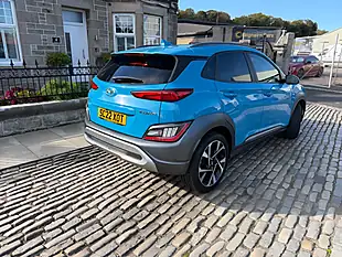 Used 2022 Hyundai Kona Premium Surfy Blue - Interior and Exterior details 12