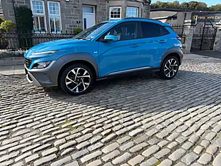 Used 2022 Hyundai Kona Premium Surfy Blue - Interior and Exterior details 3