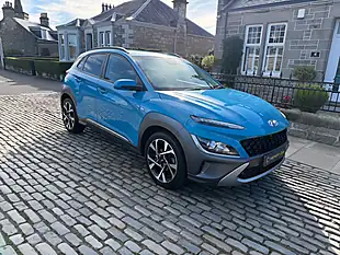 Used 2022 Hyundai Kona Premium Surfy Blue - Interior and Exterior details 5