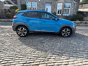 Used 2022 Hyundai Kona Premium Surfy Blue - Interior and Exterior details 6