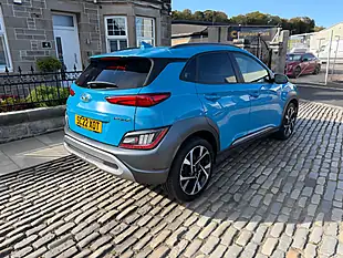 Used 2022 Hyundai Kona Premium Surfy Blue - Interior and Exterior details 7