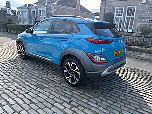 Used 2022 Hyundai Kona Premium Surfy Blue - Interior and Exterior details 8