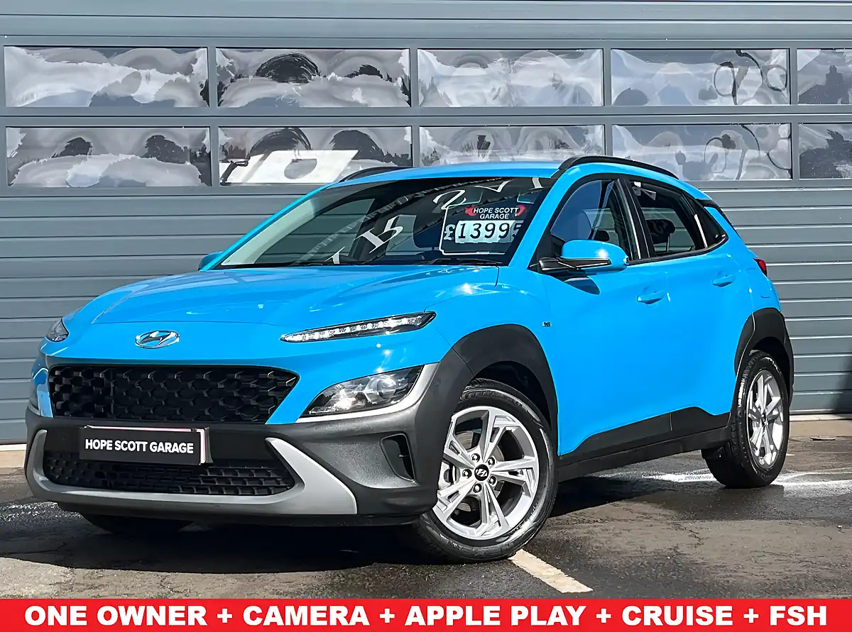 Used 2022 Hyundai Kona Se Connect Blue - Front View