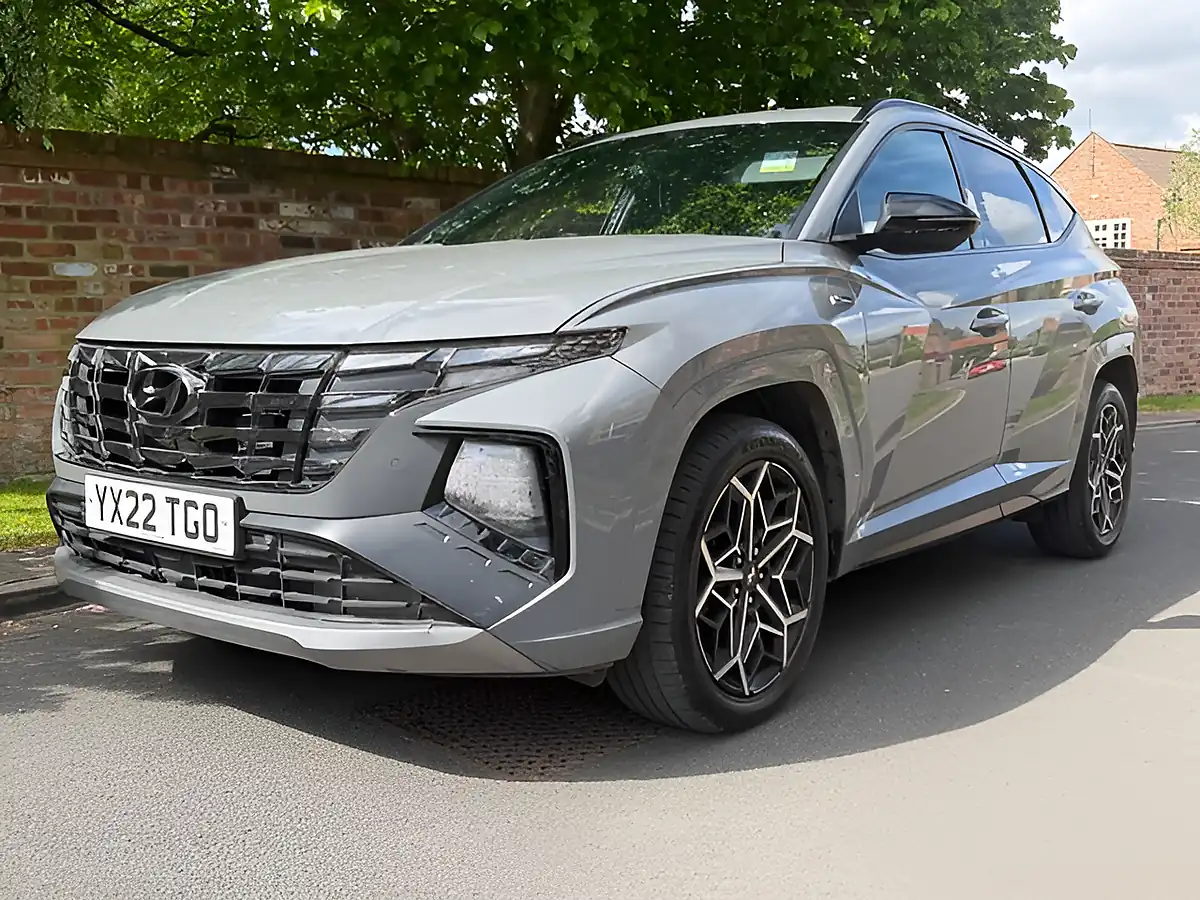 Used 2022 Hyundai Tucson N Line Grey - Front View