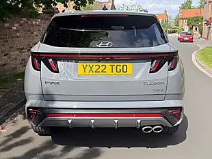 Used 2022 Hyundai Tucson N Line Grey - Interior and Exterior details 17