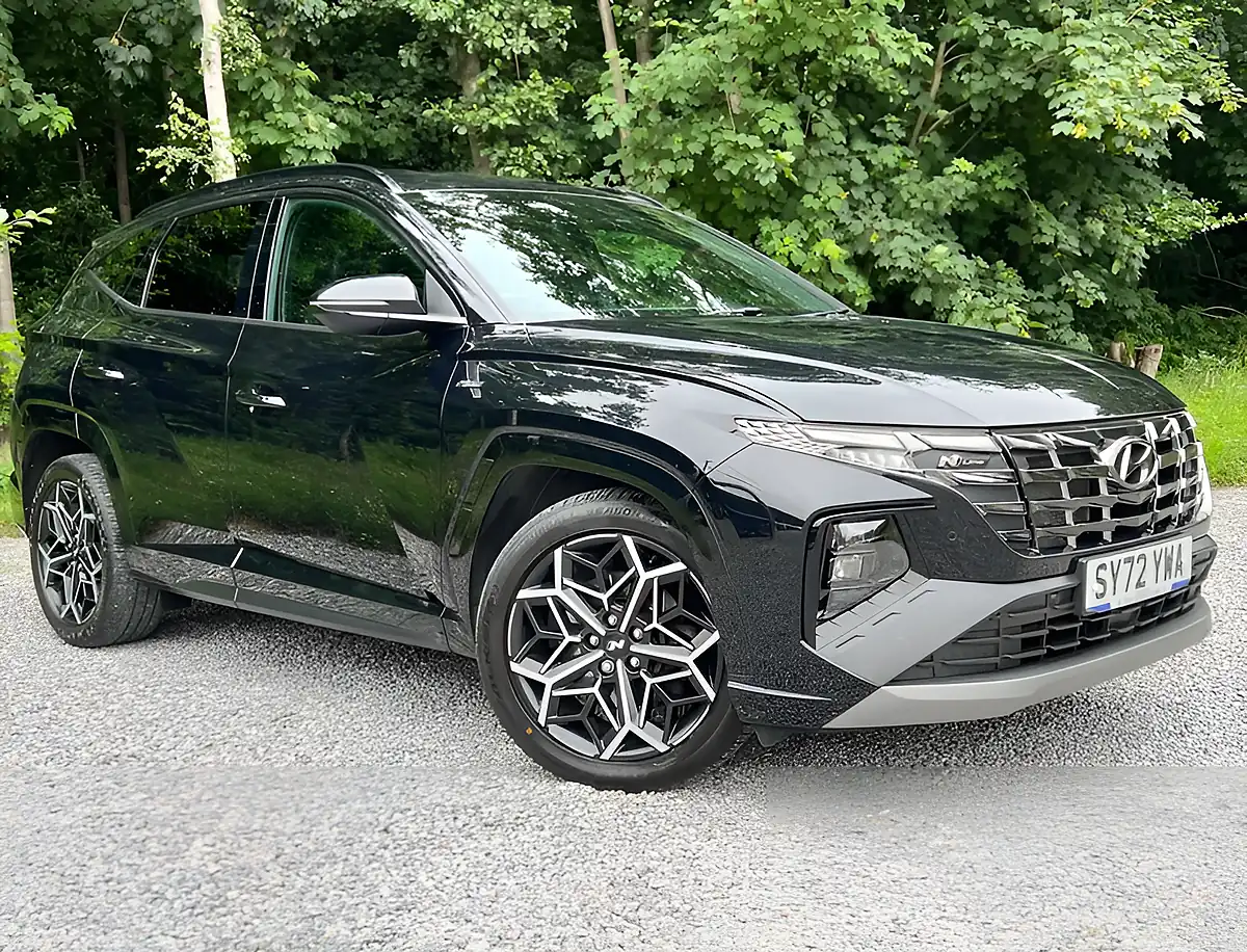 Used 2022 Hyundai Tucson N Line Phantom Black - Front View