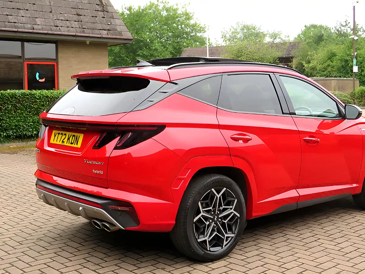 Used 2022 Hyundai Tucson N Line S Red - Interior and Exterior details 11