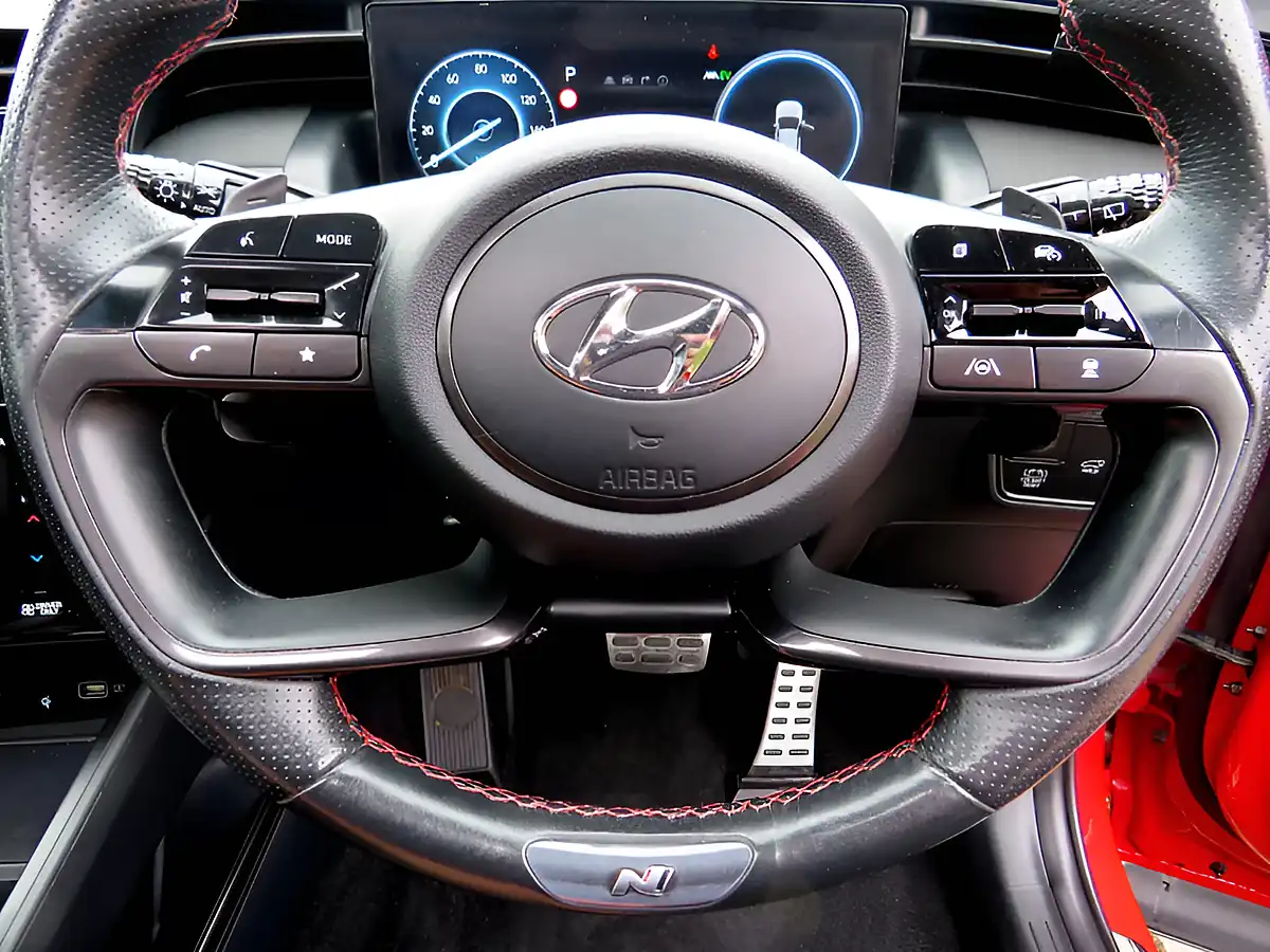 Used 2022 Hyundai Tucson N Line S Red - Interior and Exterior details 14