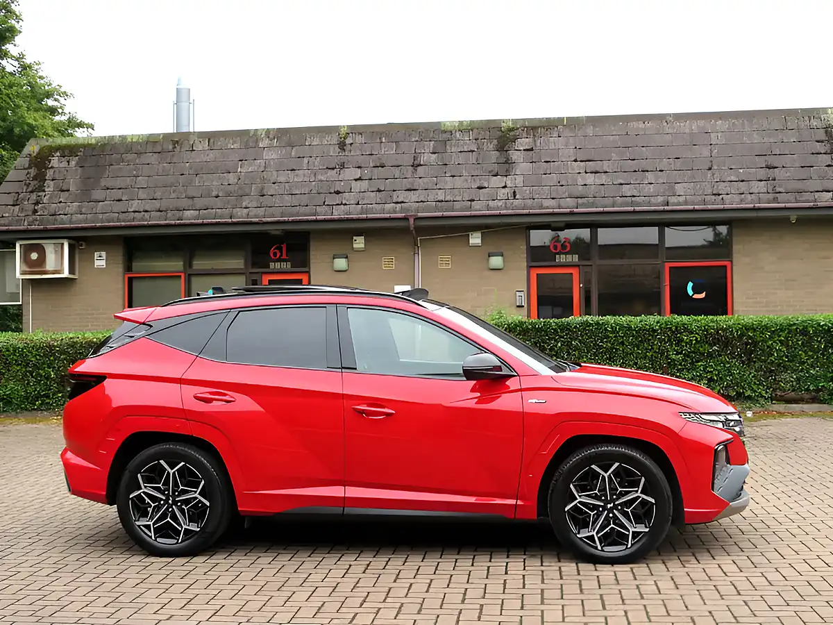 Used 2022 Hyundai Tucson N Line S Red - Interior and Exterior details 2