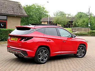 Used 2022 Hyundai Tucson N Line S Red - Interior and Exterior details 3