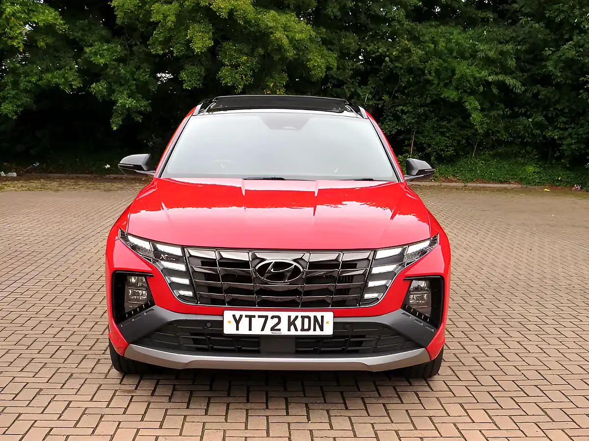 Used 2022 Hyundai Tucson N Line S Red - Interior and Exterior details 8
