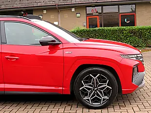Used 2022 Hyundai Tucson N Line S Red - Interior and Exterior details 9