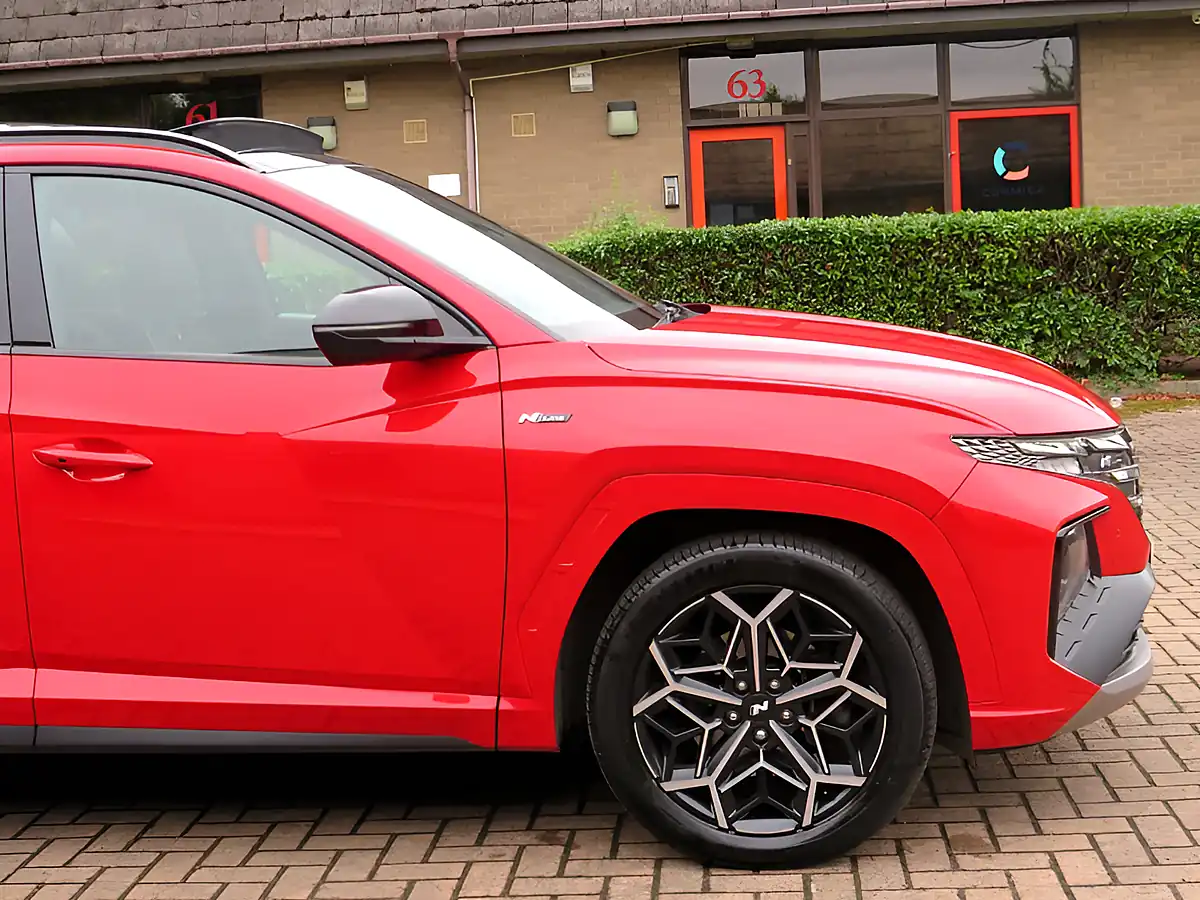Used 2022 Hyundai Tucson N Line S Red - Interior and Exterior details 9