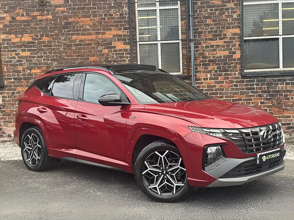 Used 2022 Hyundai Tucson N Line S Sunset Red - Front View