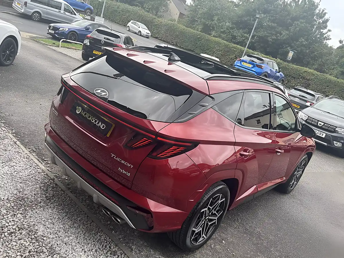 Used 2022 Hyundai Tucson N Line S Sunset Red - Interior and Exterior details 10