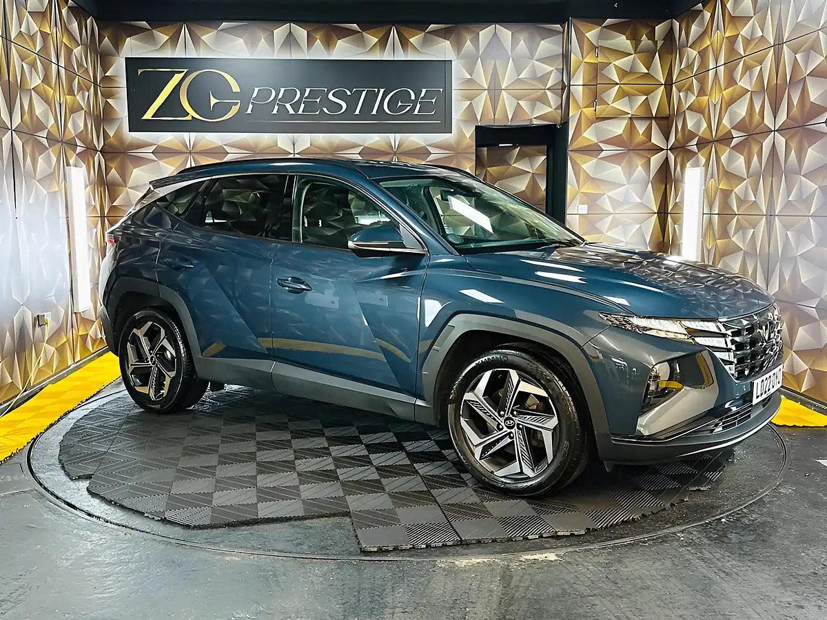 Used 2022 Hyundai Tucson Premium Teal Blue - Front View